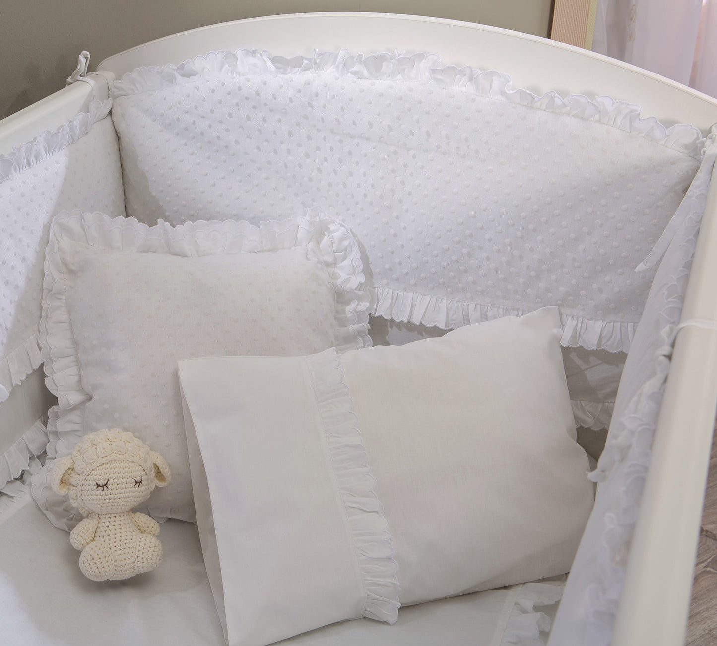 Lettino Dondolo per bebe Bianco (70x130 Cm) - Donne’s Home