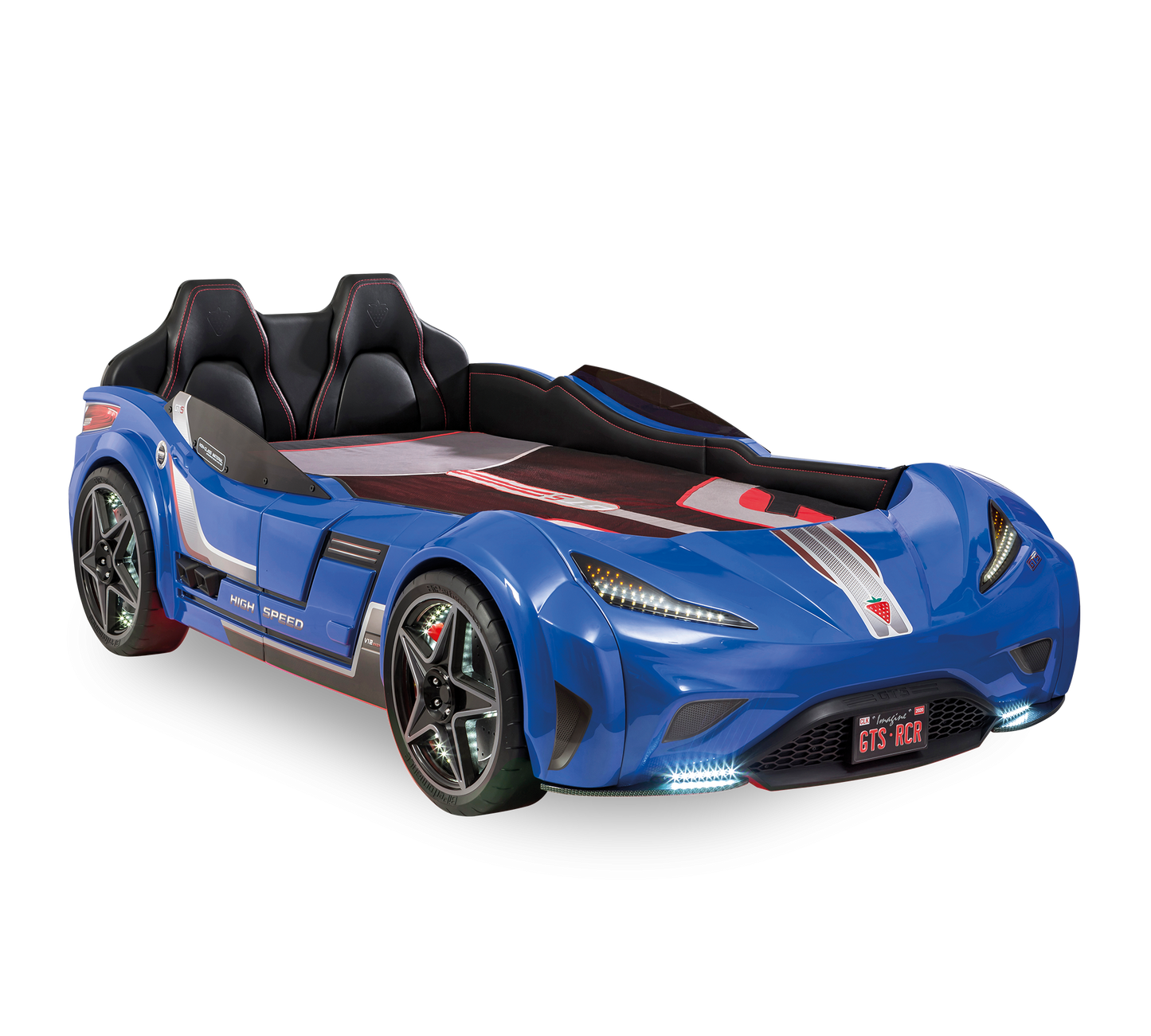 Gts Autoletto macchina per bambini - (Blu) (99x191 Cm)