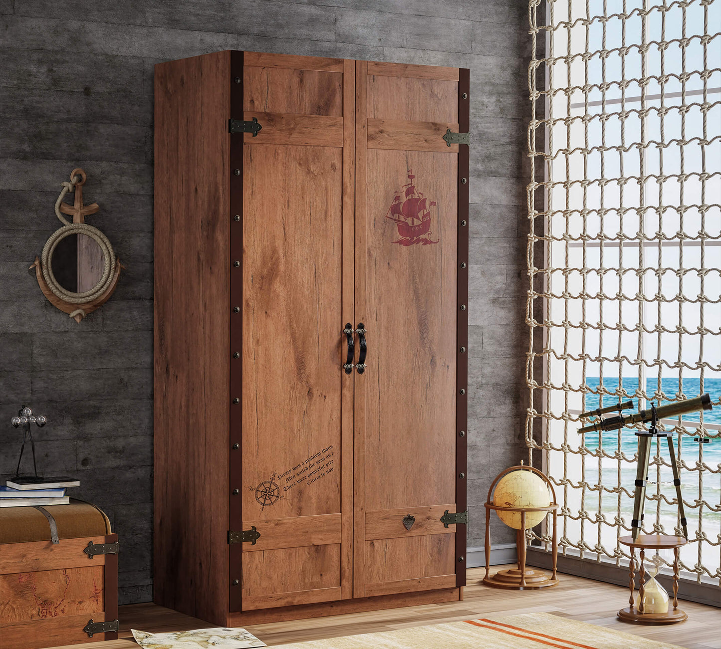 Armoire pirate 2 portes