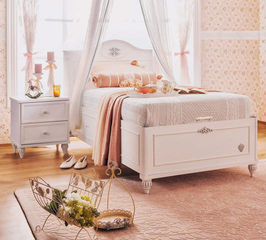 Letto Romantic Con Rete (100x200 Cm)