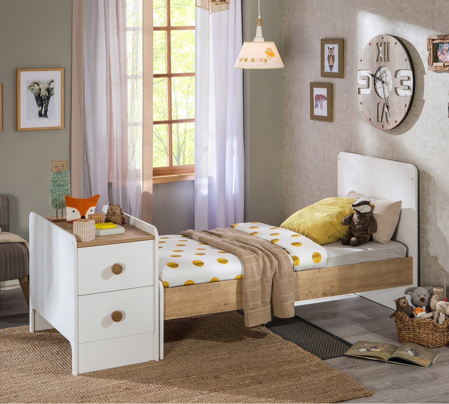 Natura Baby St Cabrio-Kinderbett (75x160 cm)