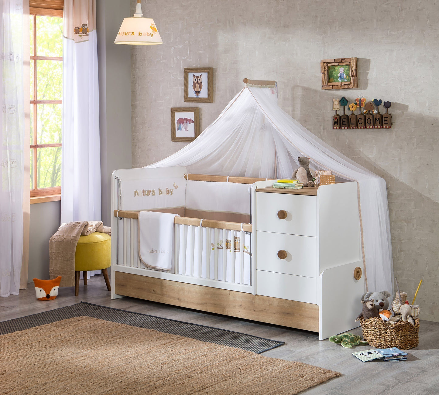 Lit convertible Natura Baby St (75x160 cm)