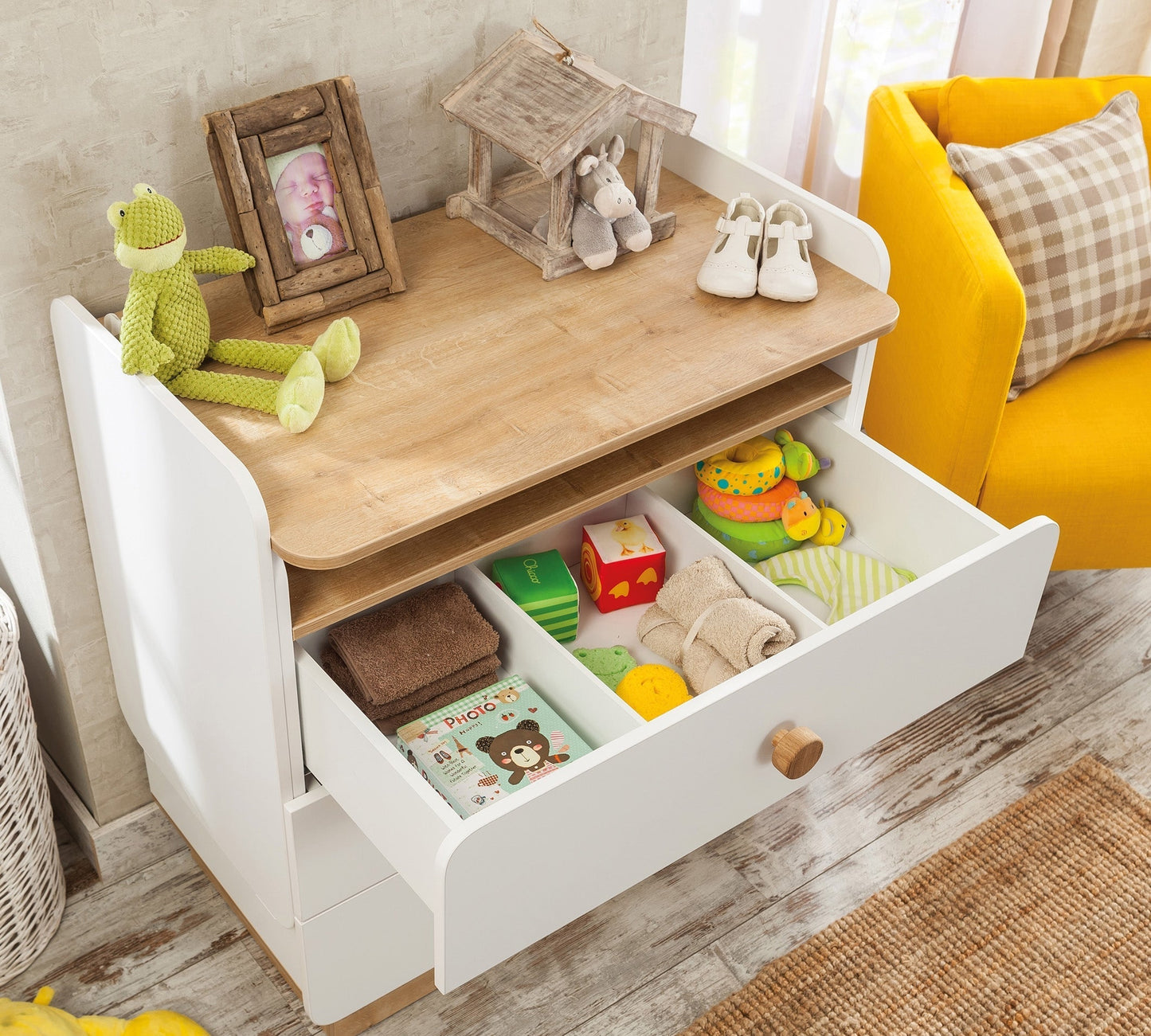 Comò Con Scrivania Natura Baby - Donne’s Home