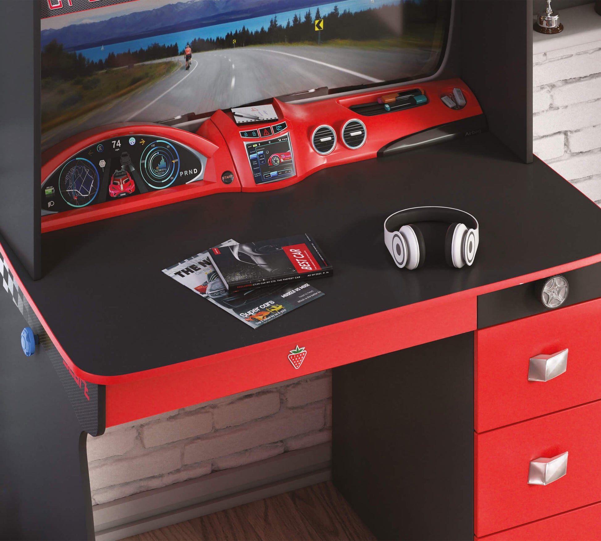 Champion Racer Concept Desk con unità - Donne’s Home