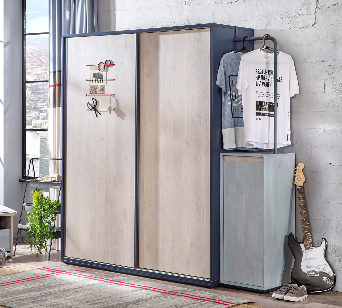 Armoire coulissante trio