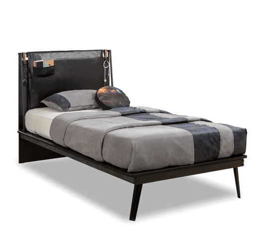 Letto Linea Dark Metal (100x200 Cm)