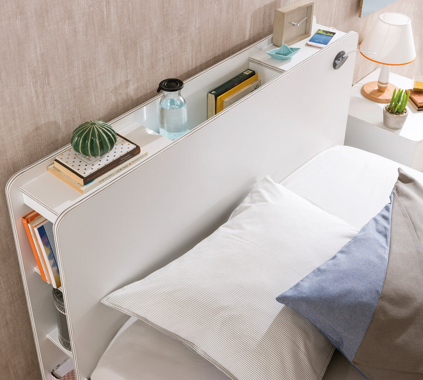 Letto Bianco (100x200 Cm)