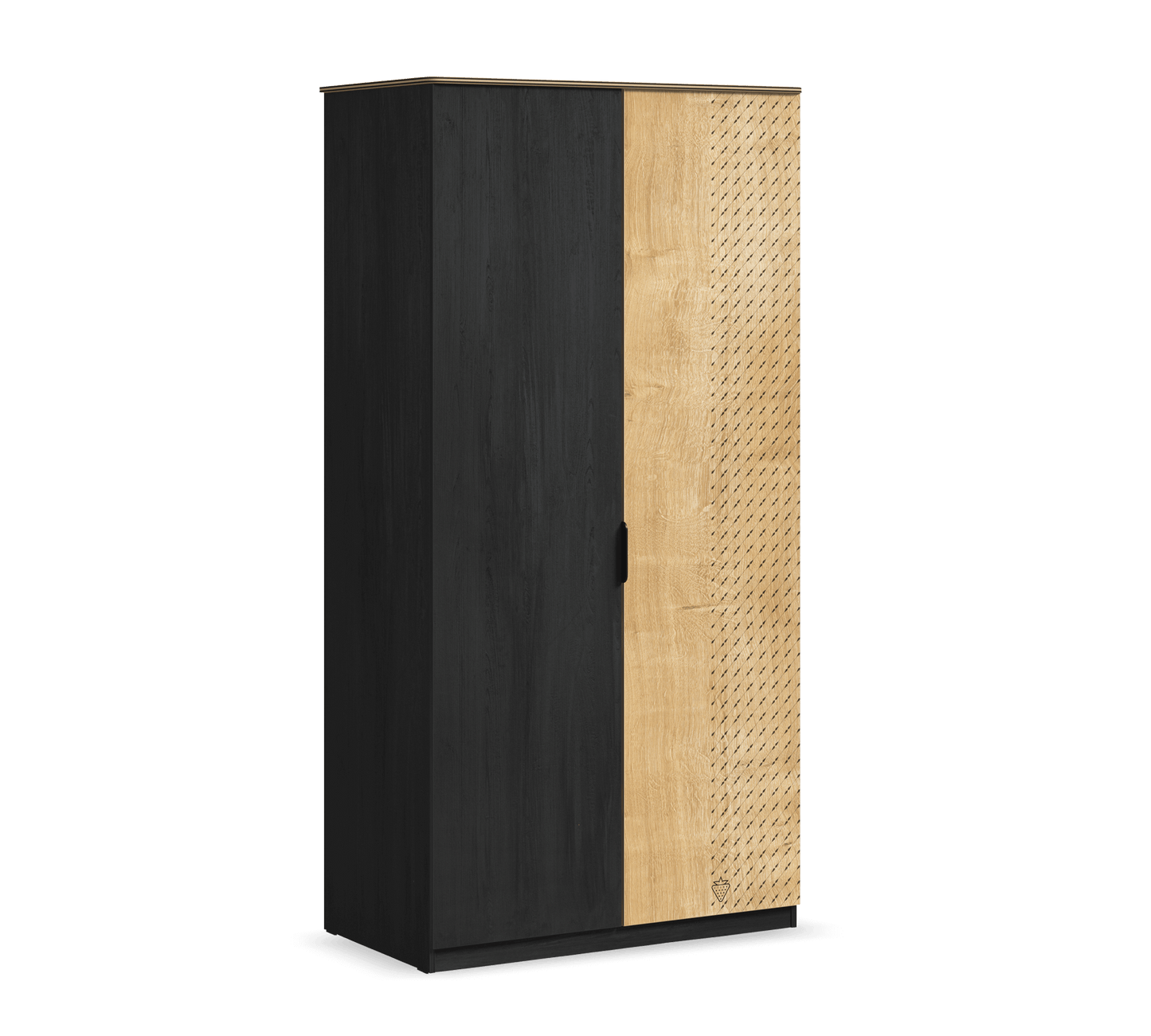 Armoire noire 2 portes