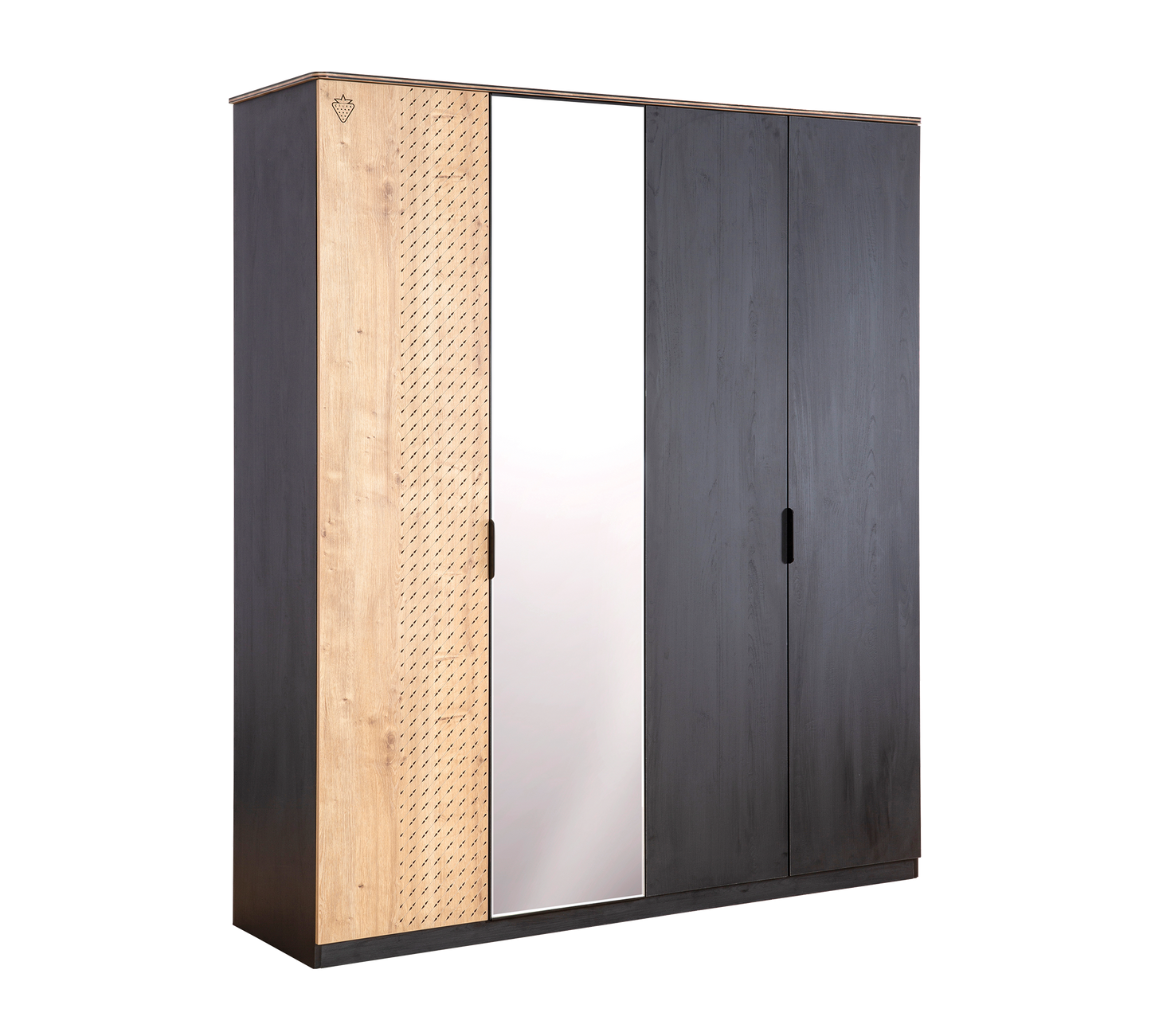 Armoire noire 4 portes