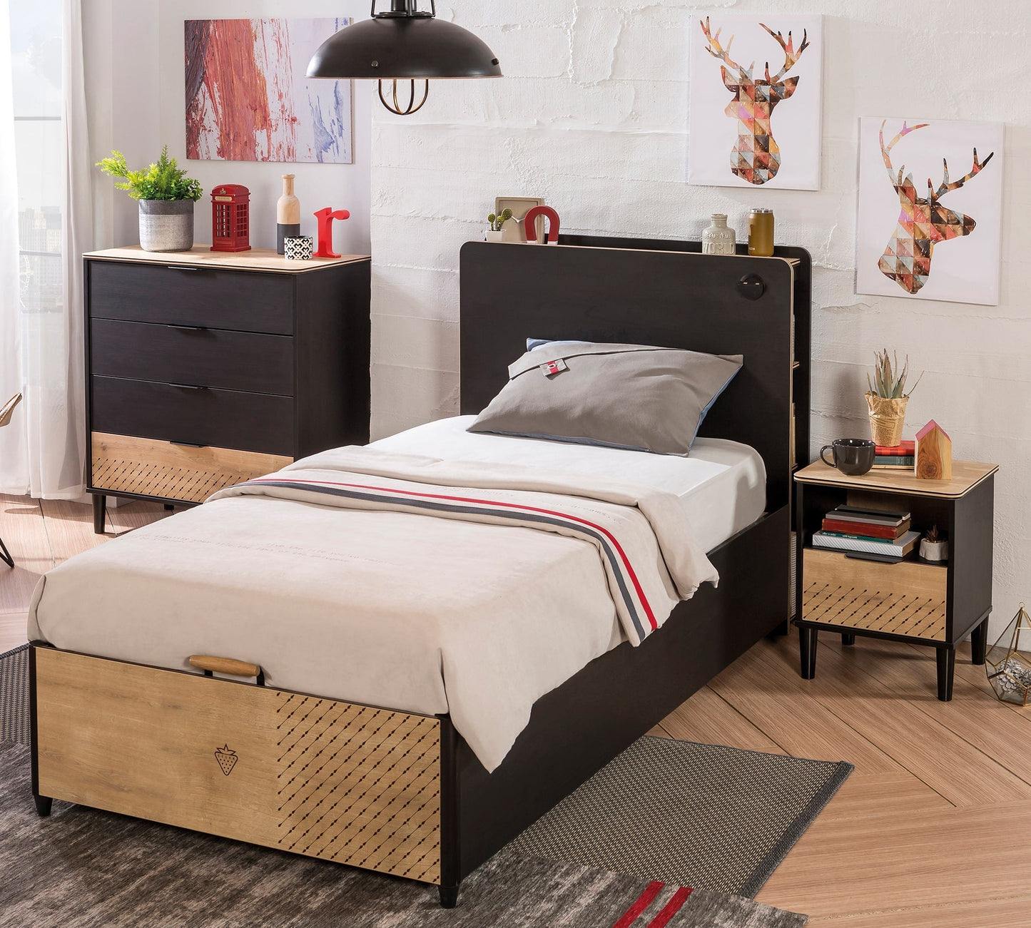 Letto Black (100x200 Cm)