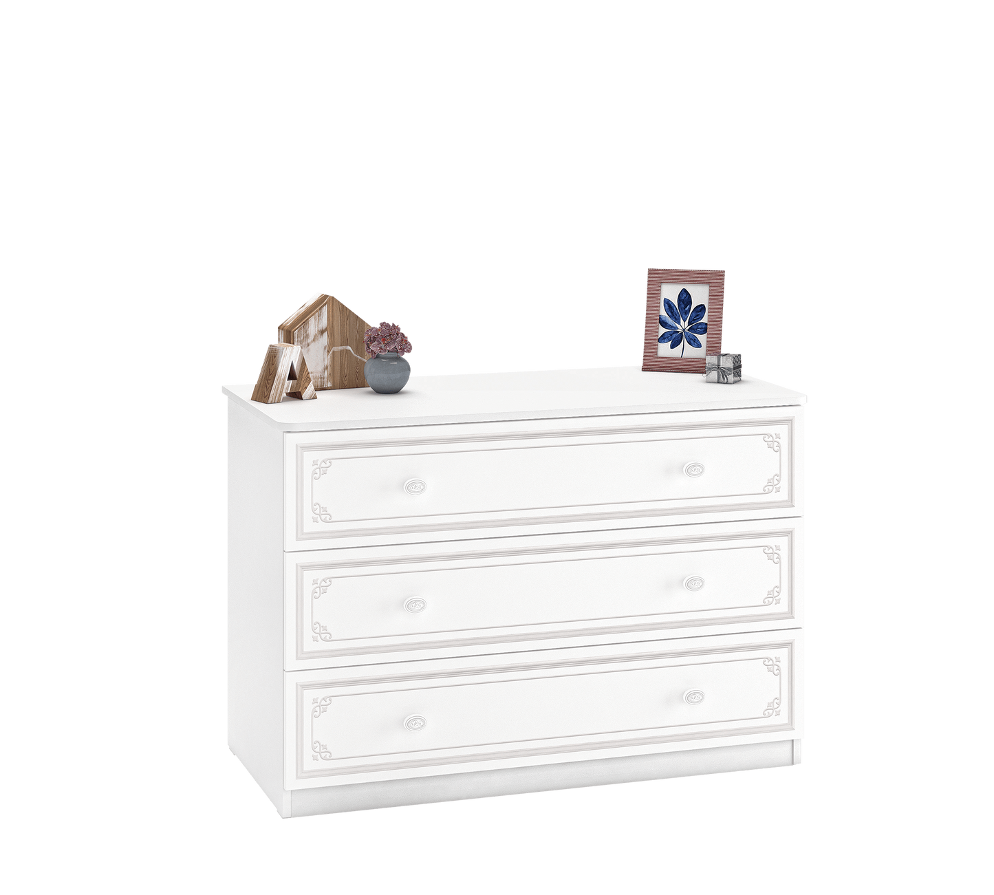 Grande commode Selena Grey (gris)