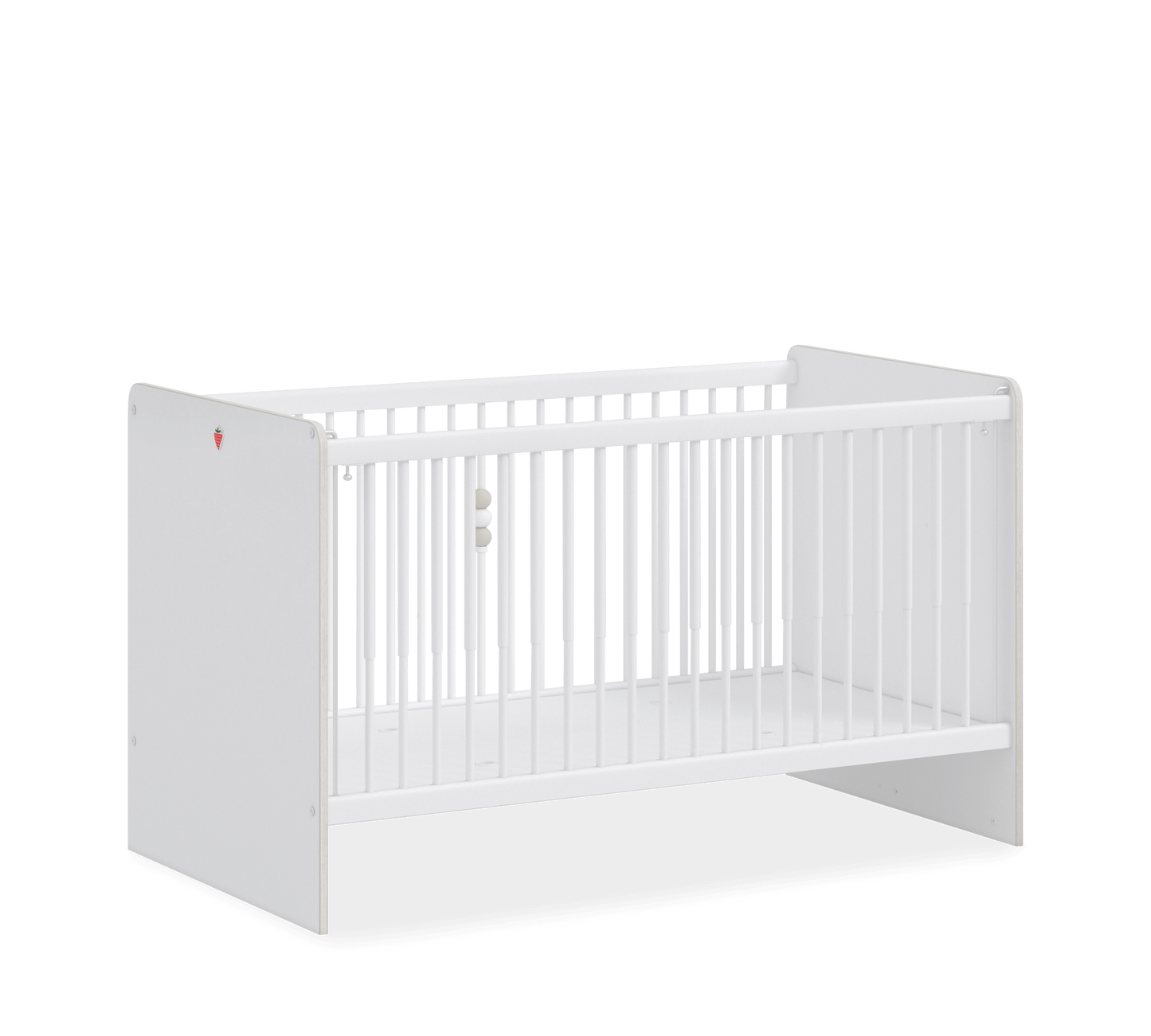 Montes White Lift Kinderbett für Babys (70x140 cm)