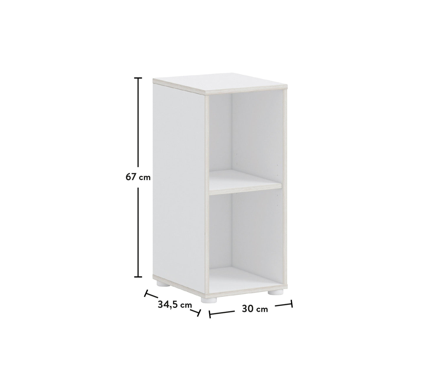 Contenitore di piccole dimensioni bianco Montes