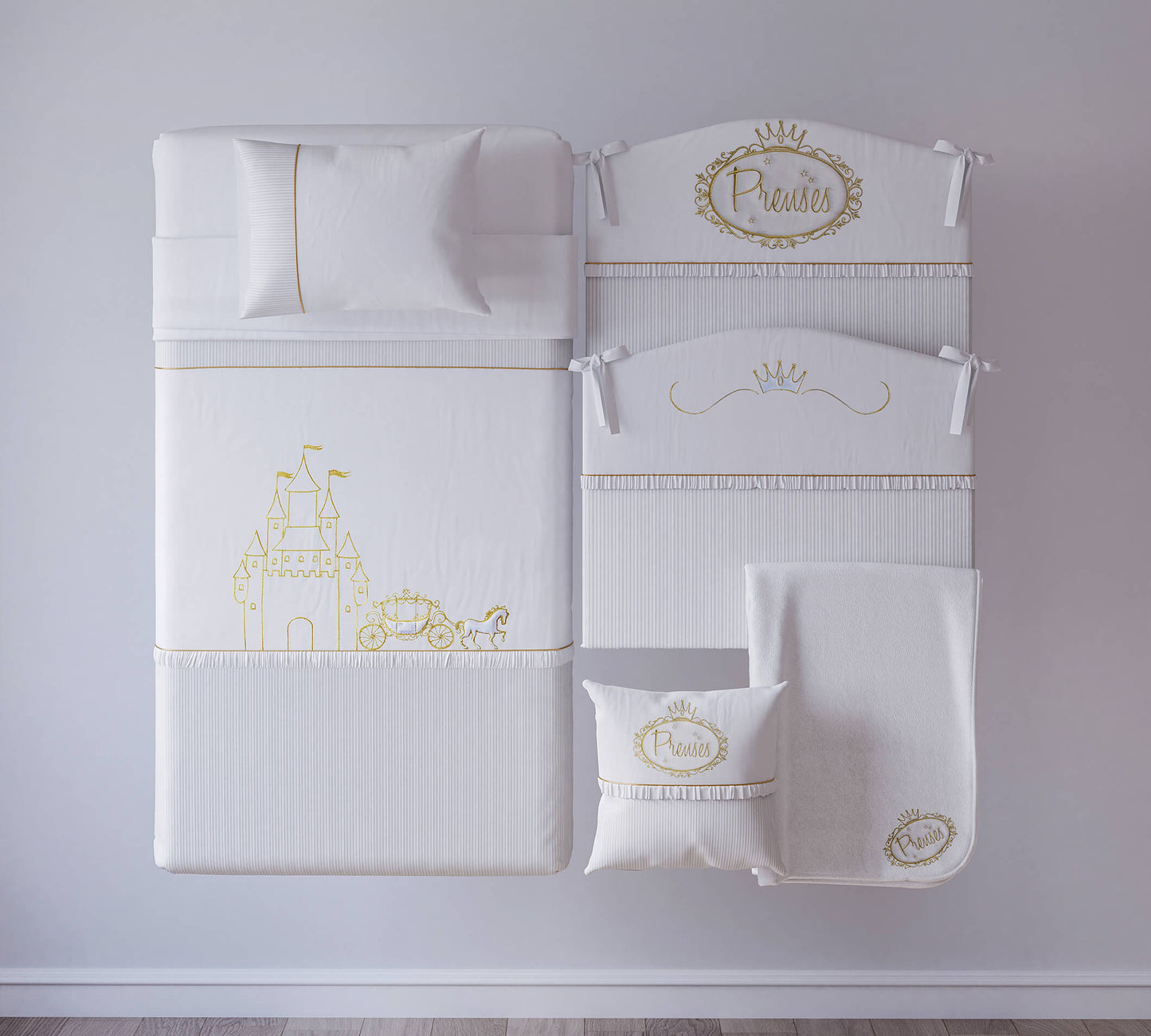 Set Biancheria Da Letto Princess (70x130 Cm)