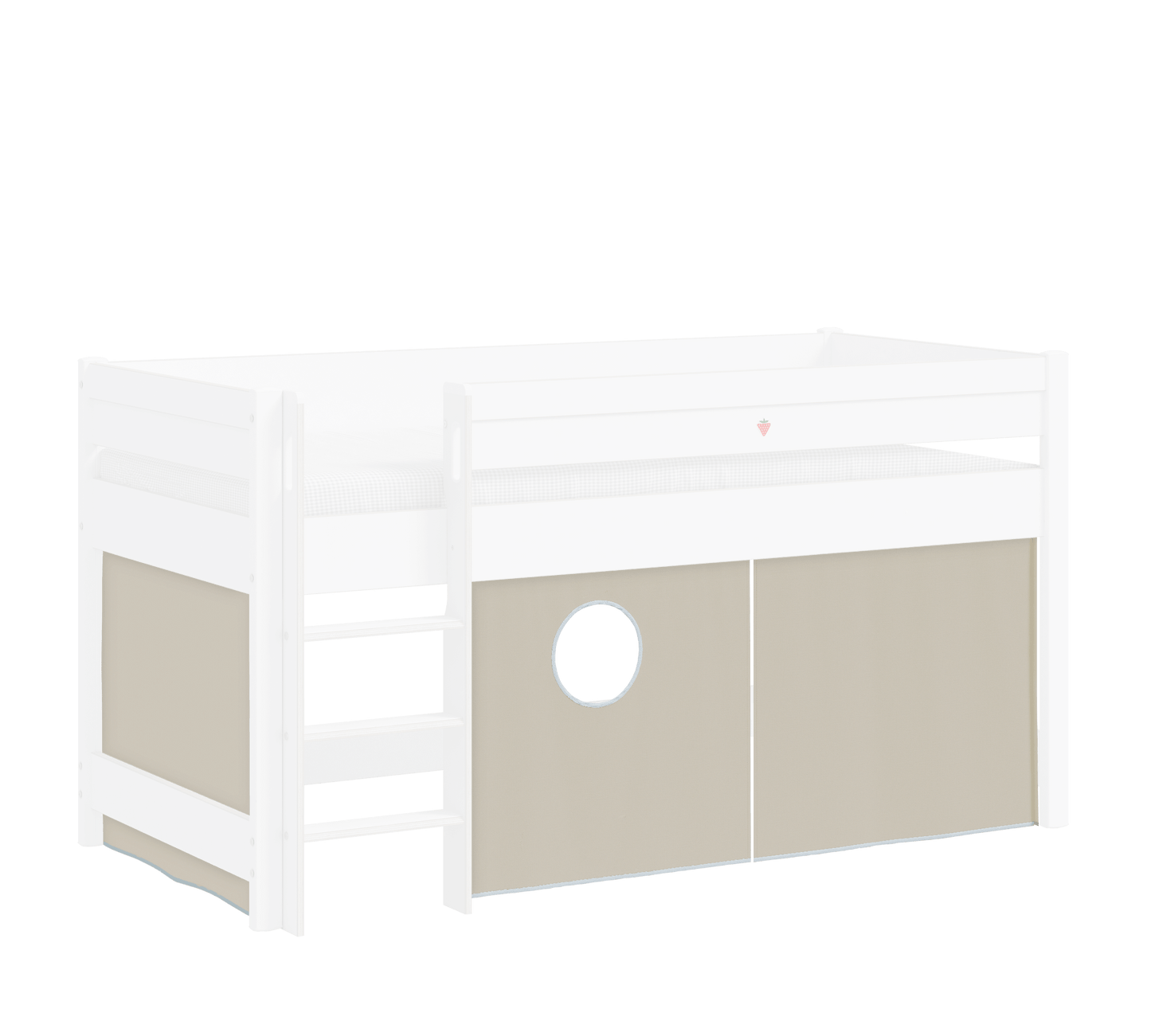 Tenda da gioco per letto medio alta Montes (crema)