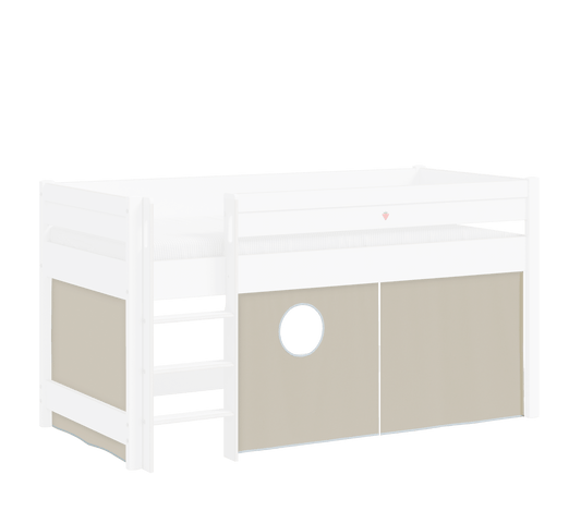 Tenda da gioco per letto medio alta Montes (crema)