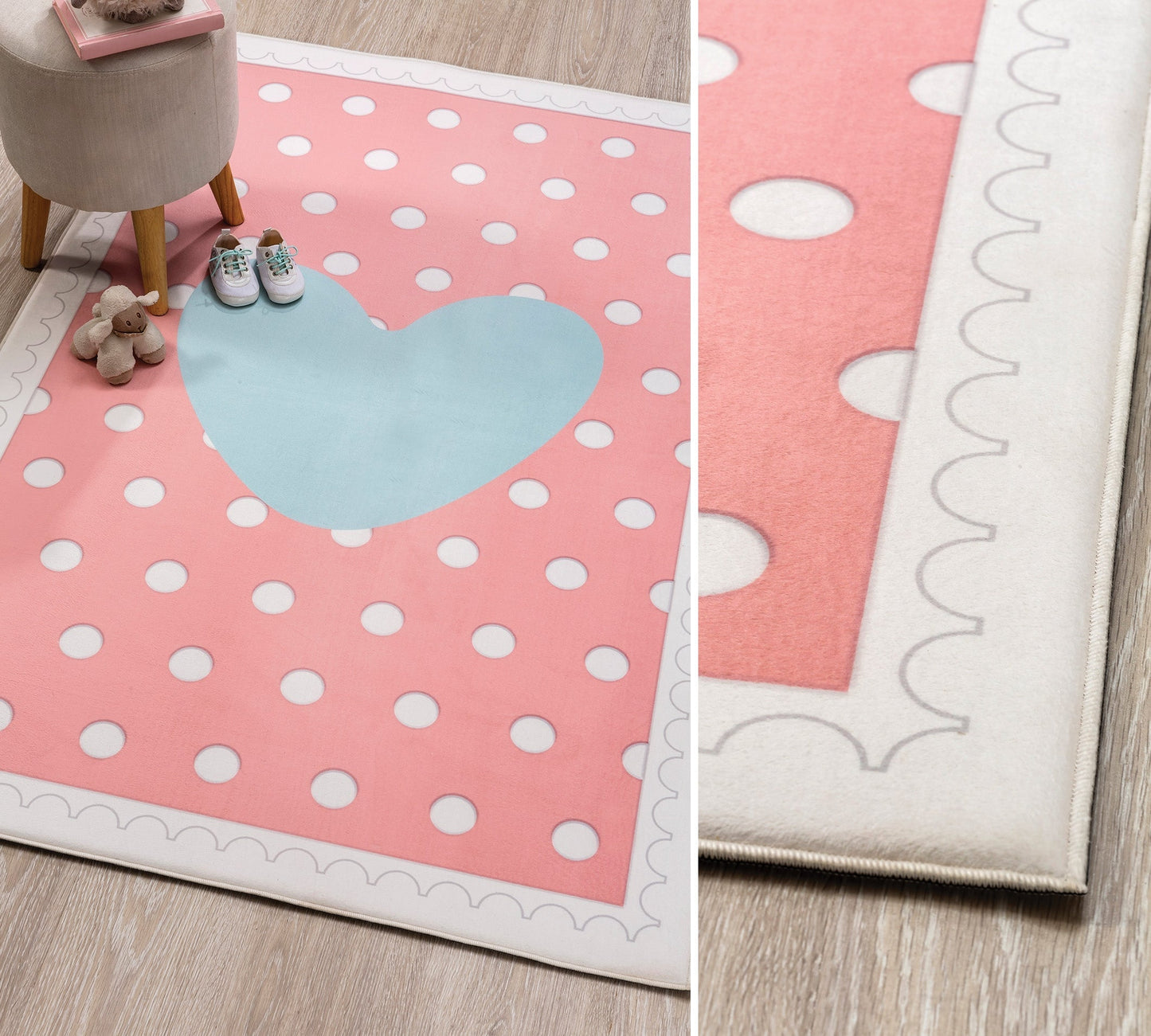 Tapis doux Happy (100x150 Cm)