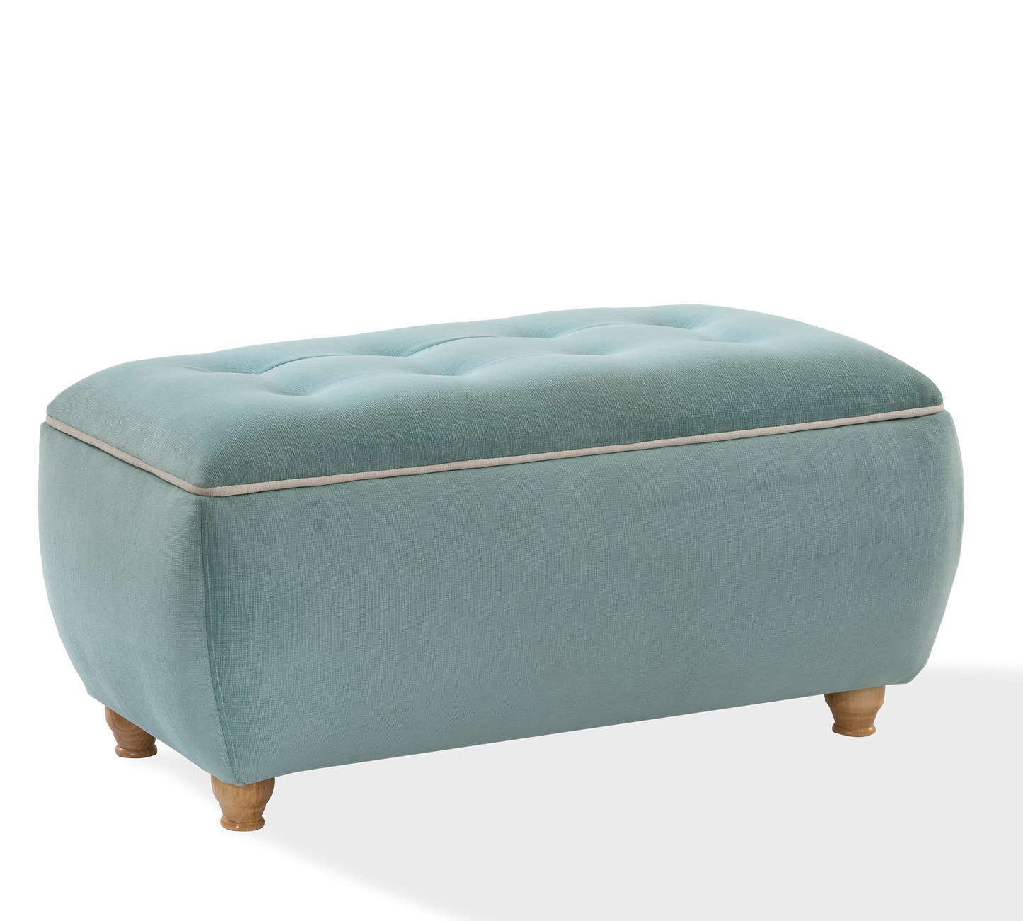 Stoccaggio ottoman blu