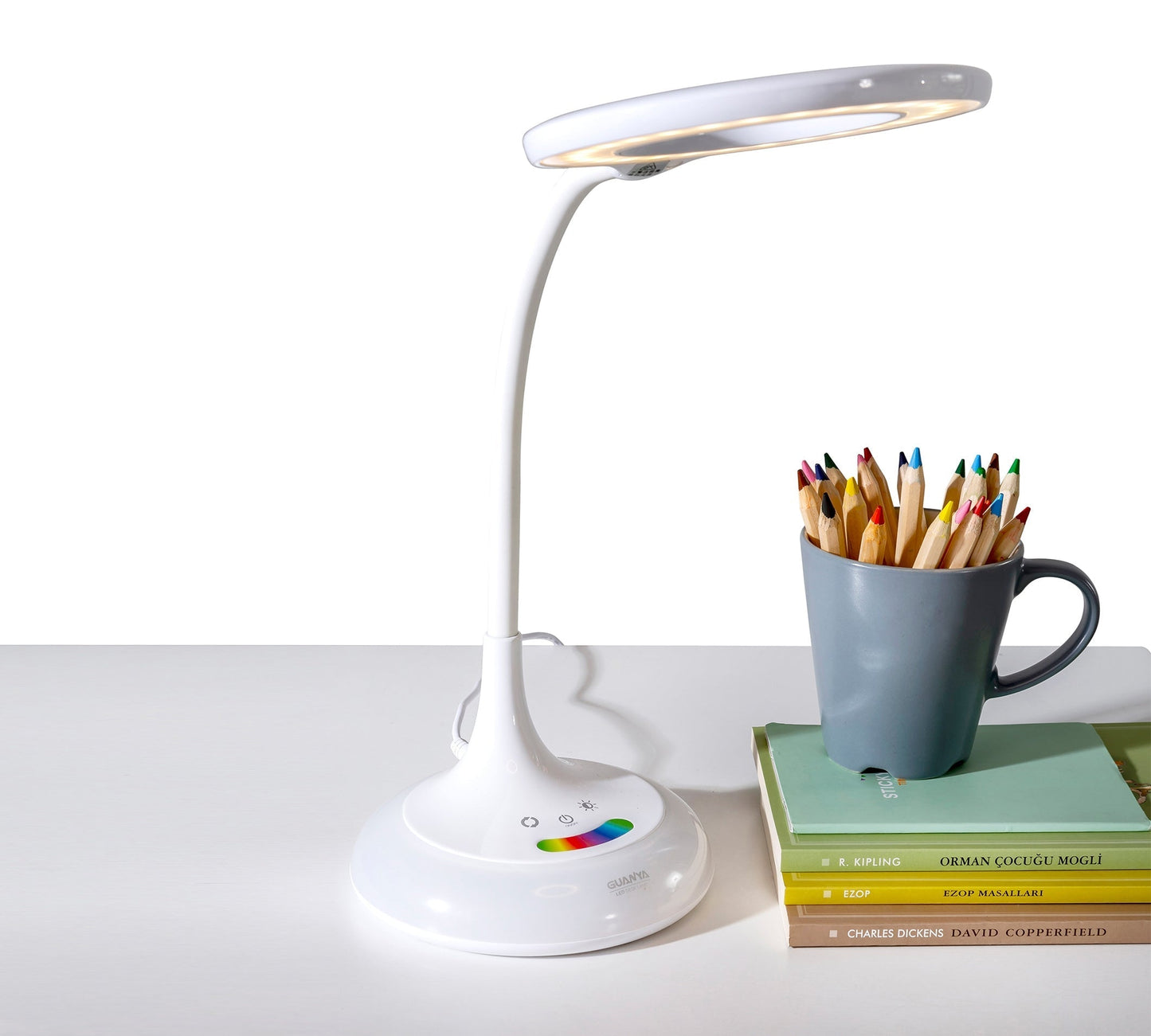 Lampe de table LED arc-en-ciel