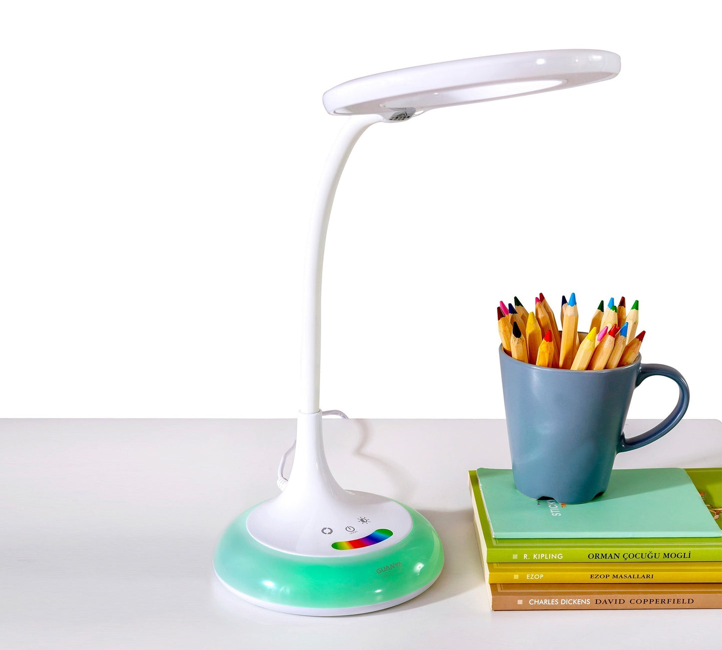 Lampe de table LED arc-en-ciel