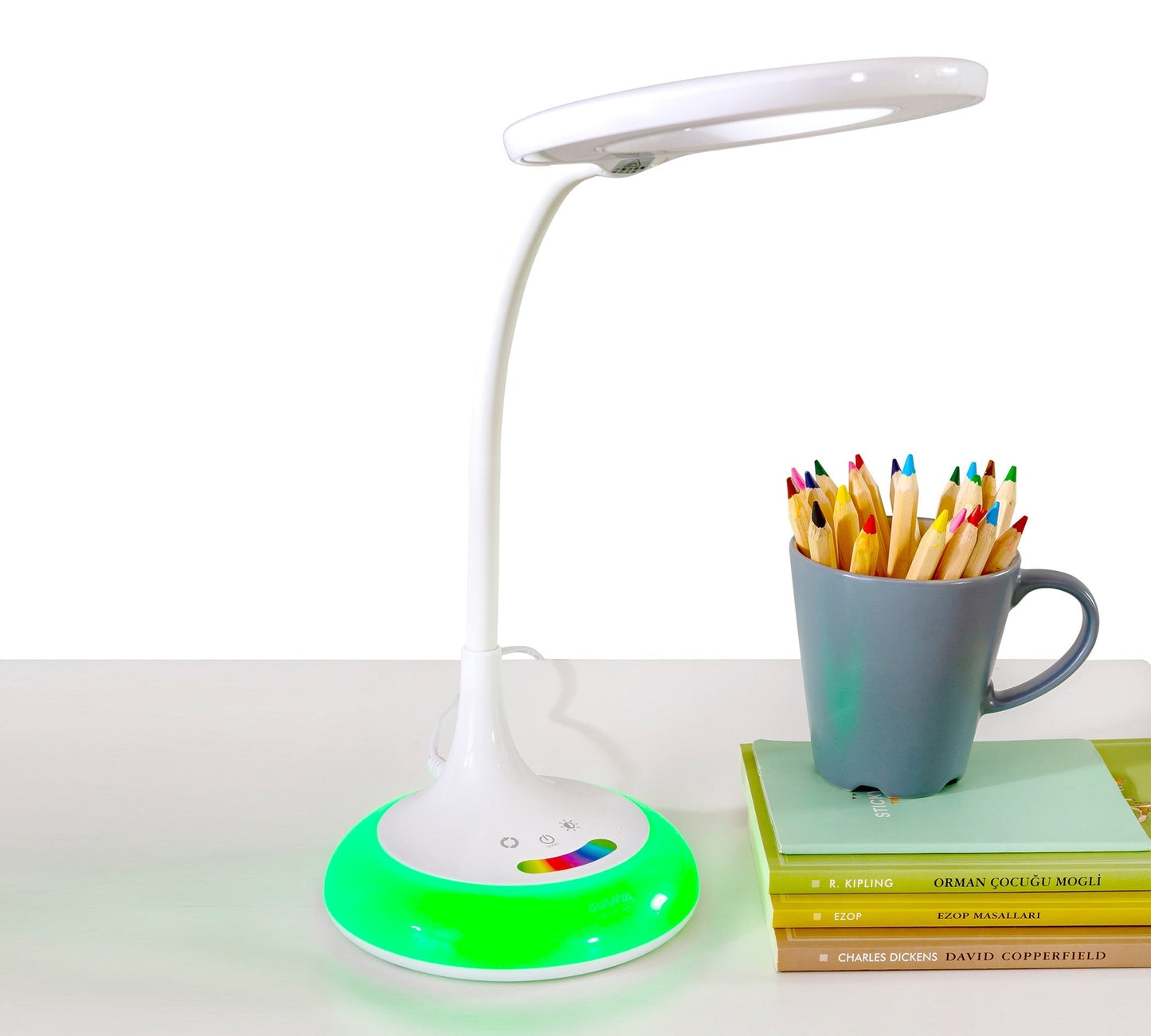 Lampe de table LED arc-en-ciel