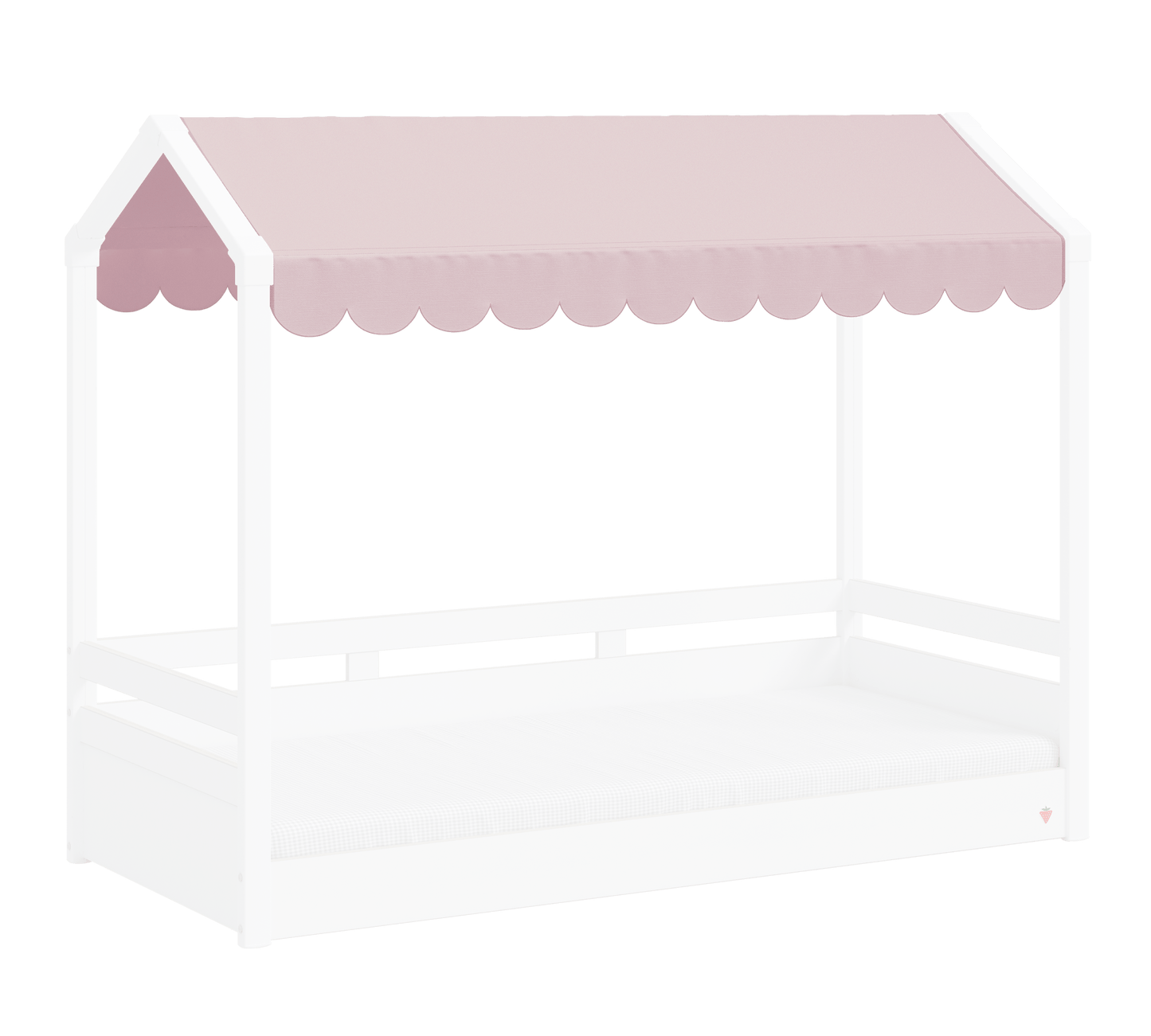 Tenda da letto a tetto piano Montes (rosa)