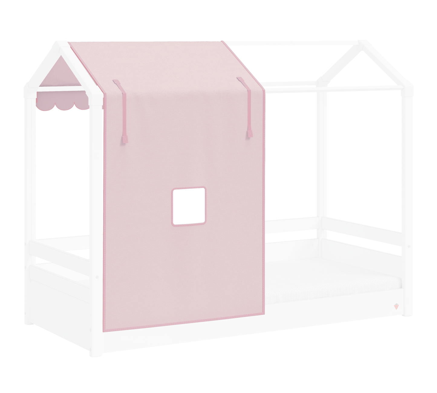 Mezza tenda con letto a tetto piano Montes rosa