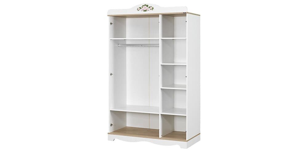 Chambre complète pour filles "Marbella" en blanc et bois clair